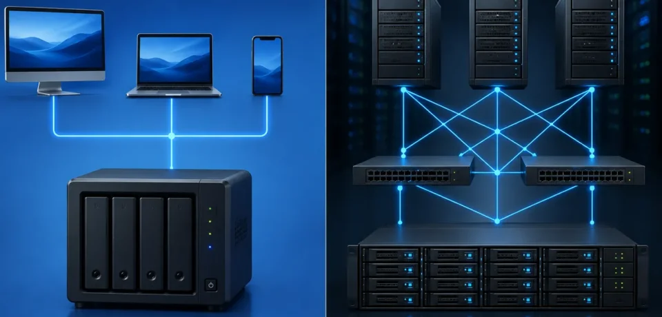 NAS vs SAN Storage Qatar
