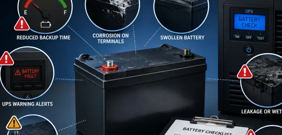 Signs your UPS battery needs replacing