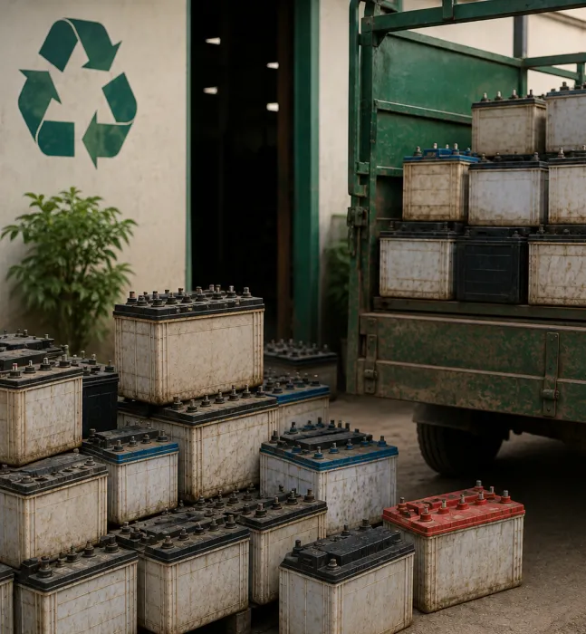 old batteries